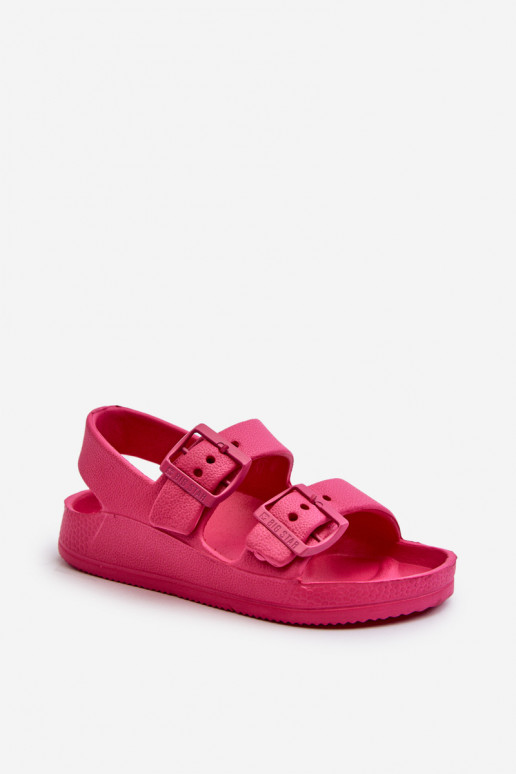 Children's Lightweight Sandals with Buckles BIG STAR NN374540 Fuchsia