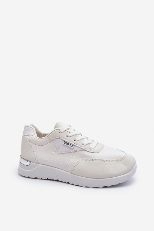 Women's White Sports Sneakers Vovella