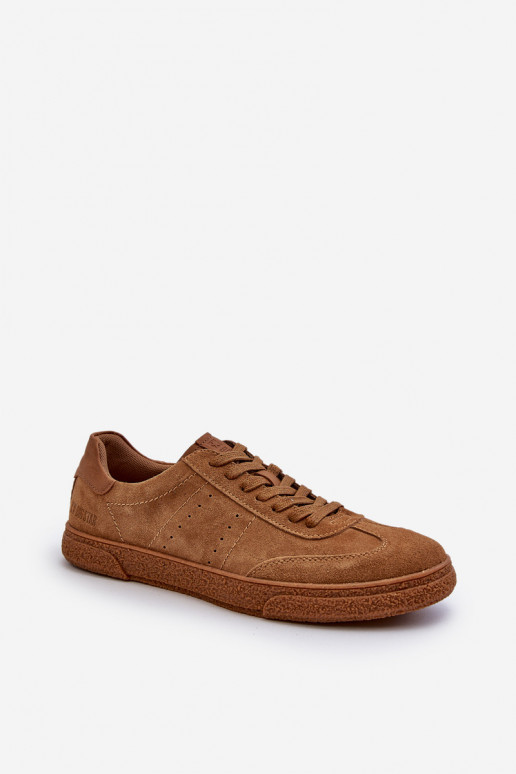 Men's Suede Sneakers Big Star NN174186 Camel