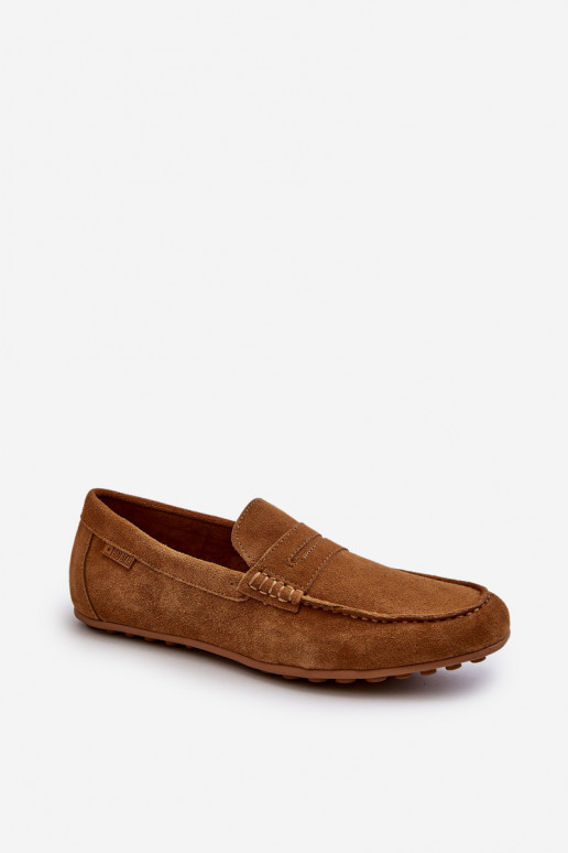 Men's Suede Moccasins Big Star NN174226 Camel