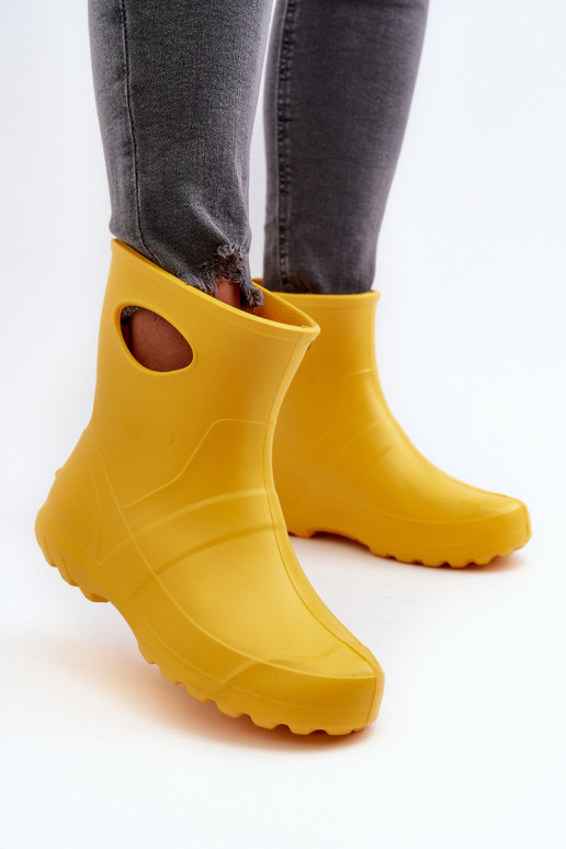 Women's Waterproof Wellies LEMINGO GARDEN 752 Yellow