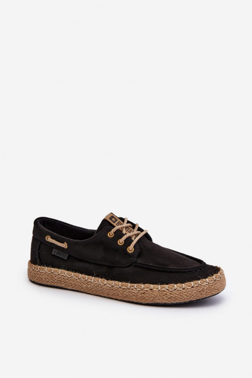 Men's lace-up espadrilles Big Star NN174051 Black