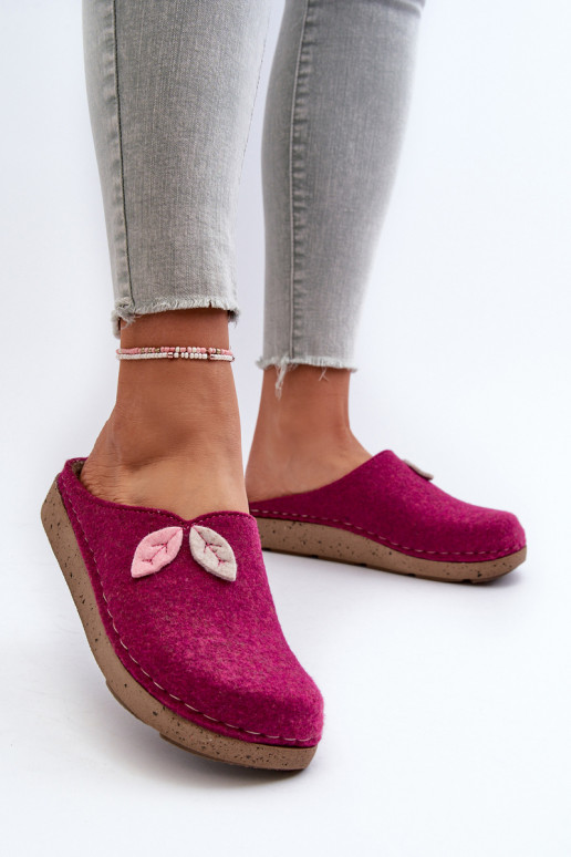 Women's Felt Slippers Inblu ED000013 Fuchsia