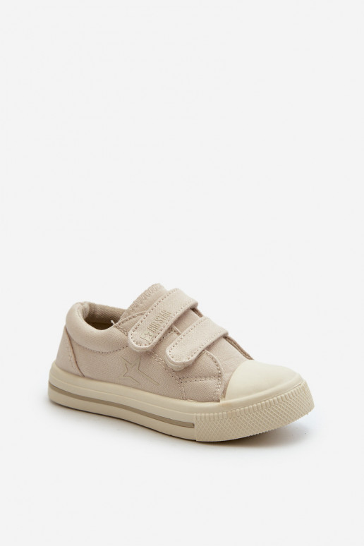 Kids' Velcro Sneakers Big Star NN374112 Beige