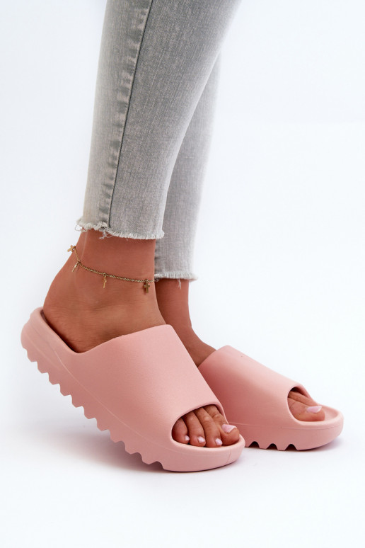 Stylish Platform Sandals in Pink Estella