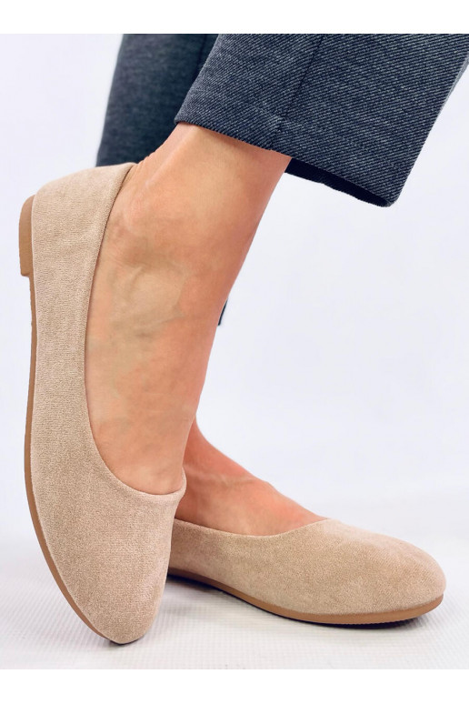 Ballerinas classic of suede SESSA khaki colors