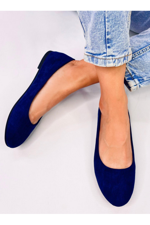 Ballerinas classic of suede SESSA BLUE