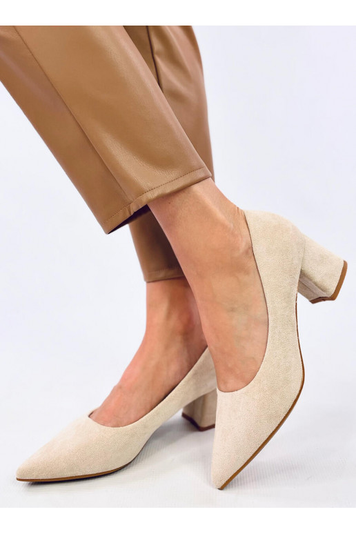 Shoes on a low heel FARRIN BEIGE