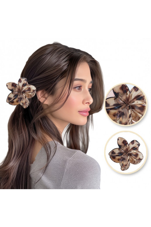 Gorgeous Barrette hair clip XL  7,5 x 8cm SP329PAN