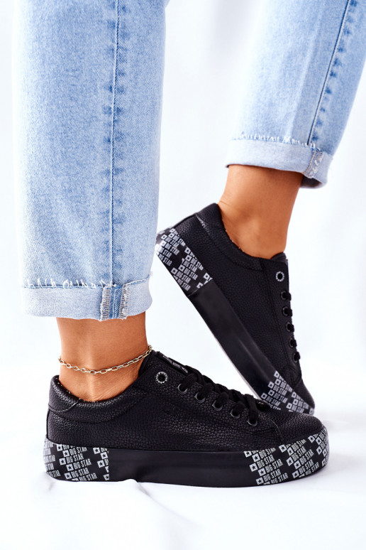 Women's Sneakers On A Platform BIG STAR II274183 Black