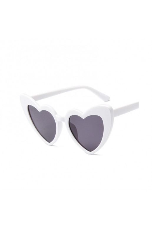 Elegant sunglasses serca HEART WHITE OK272WZ5