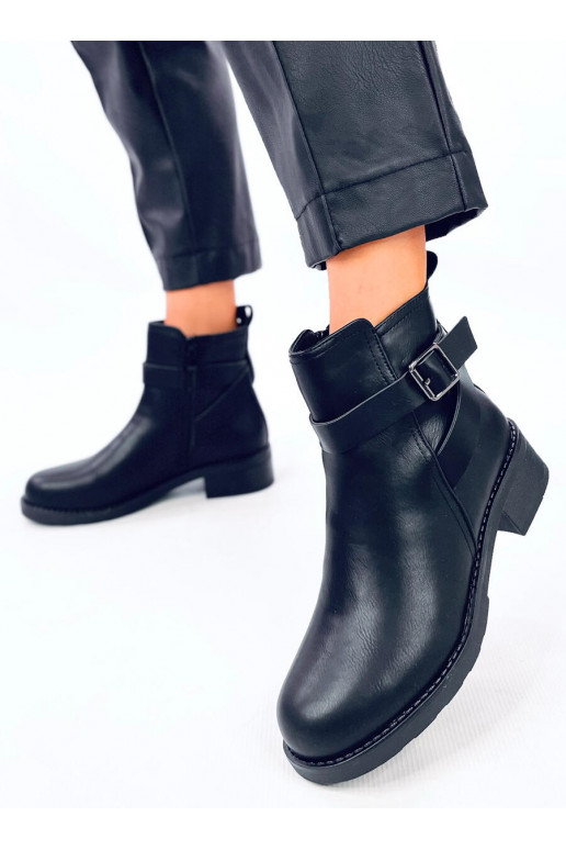 Women's boots facing RUBIO BLACK