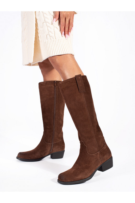 Brown color insulated Women's boots Sergio Leone