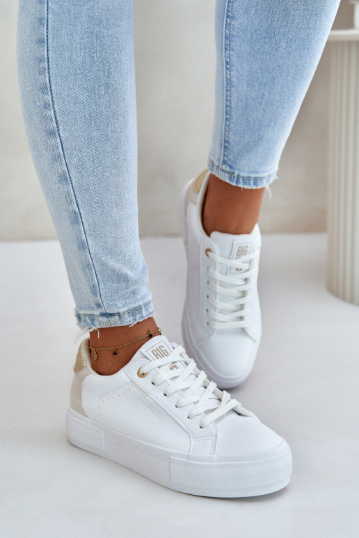 Warm Women's Platform Sneakers Big Star OO274A452 White