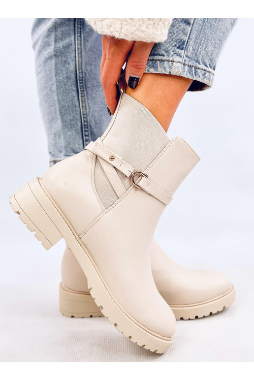 The classic model Women's boots ROYLE BEIGE