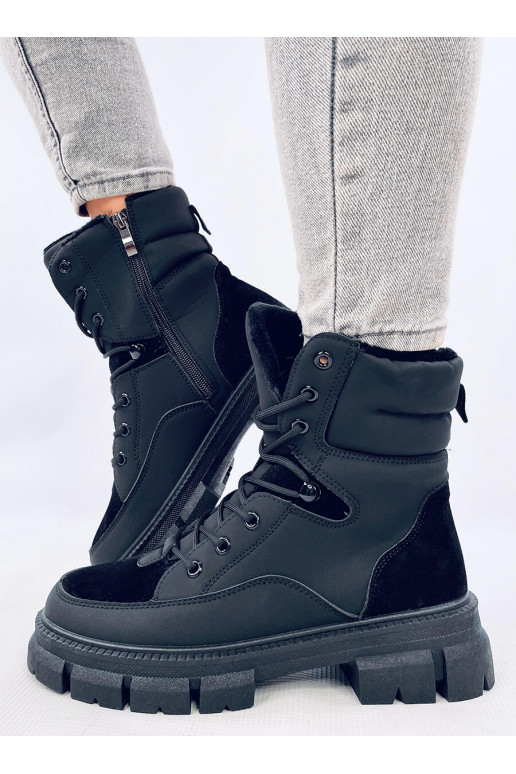 Boots laced insulated TOREY BLACK