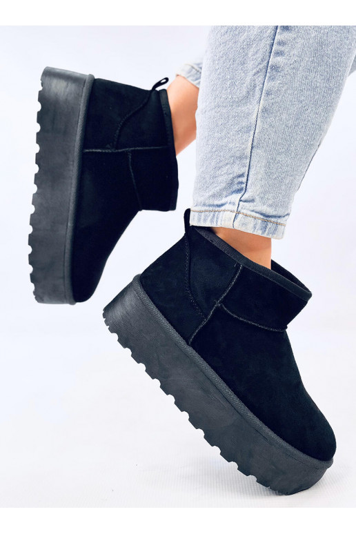 Ugg model boots with platform MORRIS BLACK