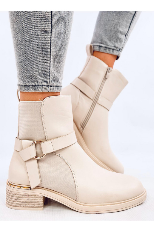 Women's boots facing AVERILL BEIGE