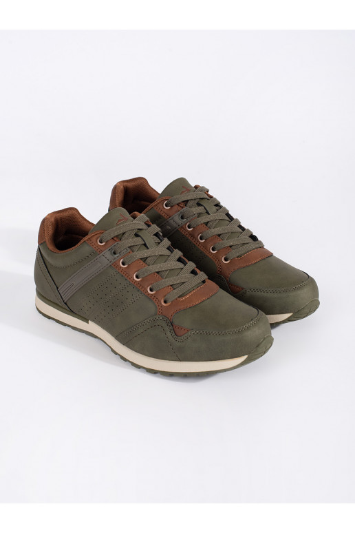 green-Brown color mens comfortable sneakers