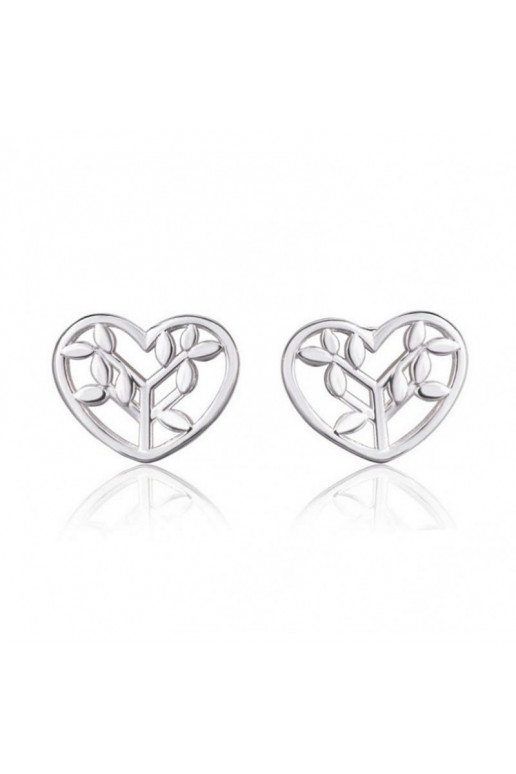 Earrings silver color plated with 925 silver MINI KST1832