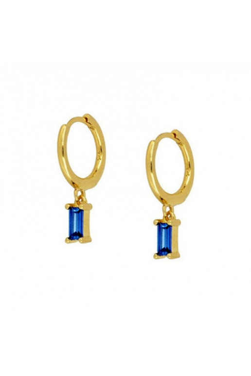 gold color-plated stainless steel earrings  KST2049N