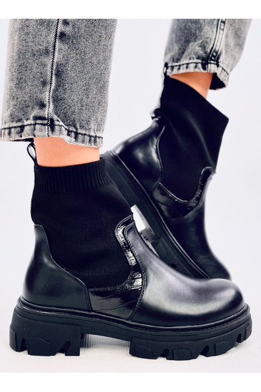 Boots with a sock-type sole SONORIA BLACK