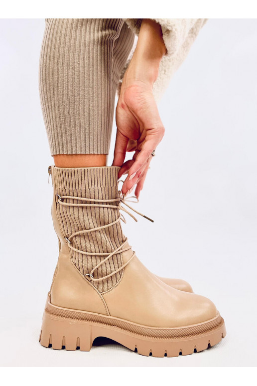 Boots with a sock-type sole WILLET khaki colors