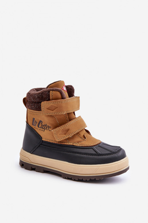 Insulated Snow Boots for Boys Lee Cooper LCJ-23-01-2059 Camel