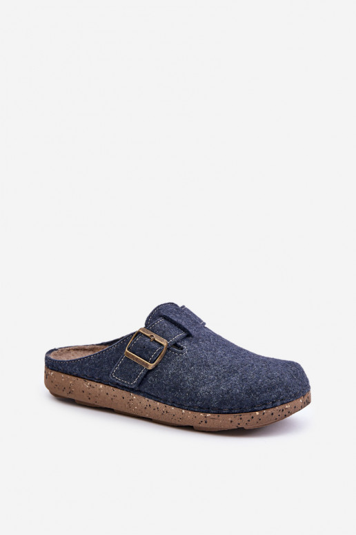 Men's Slippers With Buckle Preventive Slippers Inblu Navy Blue MT000012