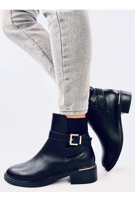 Chelsea boots classic with a clasp COWANS BLACK