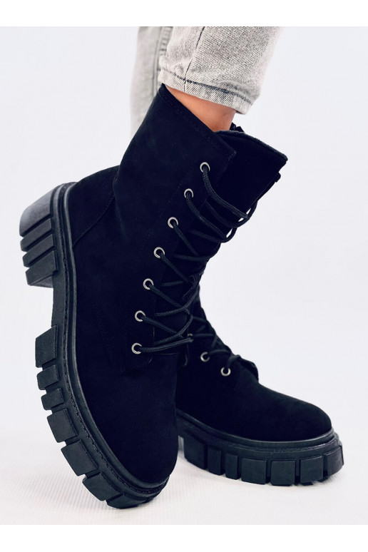 Boots laced KELIS BLACK