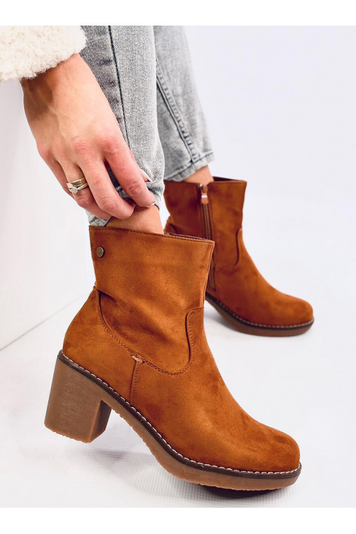 Boots with a rubber heel LINZI CAMEL