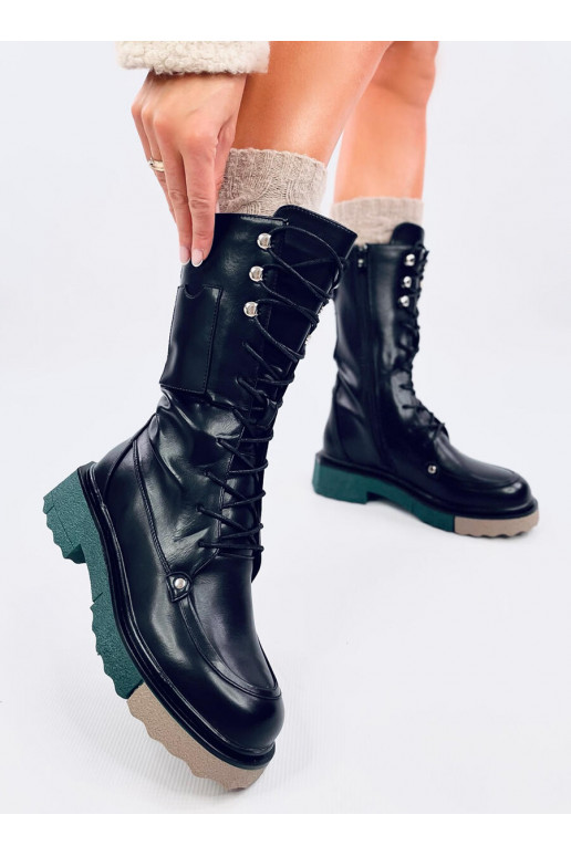 boots on a colorful sole KEEFE BLACK