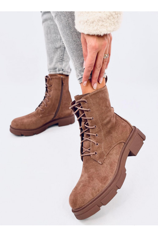 high riding boots laced TURNER khaki colors