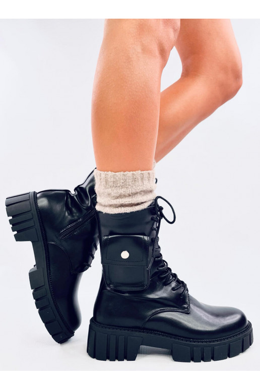 Boots with pocket MARUNA BLACK