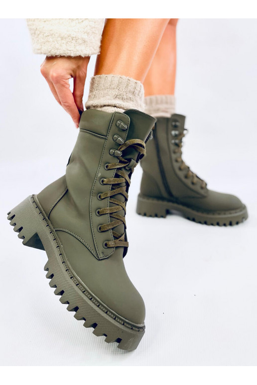 high riding boots laced TAMAS GREEN