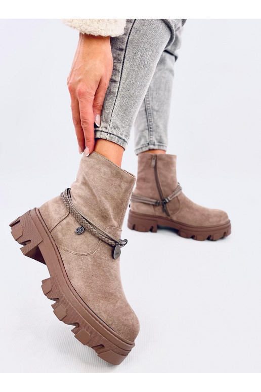 Boots flat CONNIE TAUPE