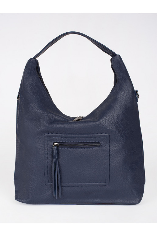 dark blue womens Women's handbag z regulowanym paskiem