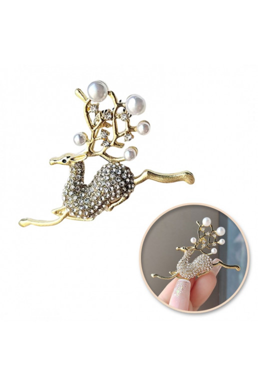 Brooch  White color  BZ178