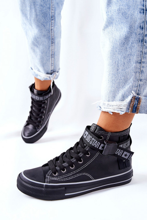 High Heeled Sneakers Big Star GG274027 Black