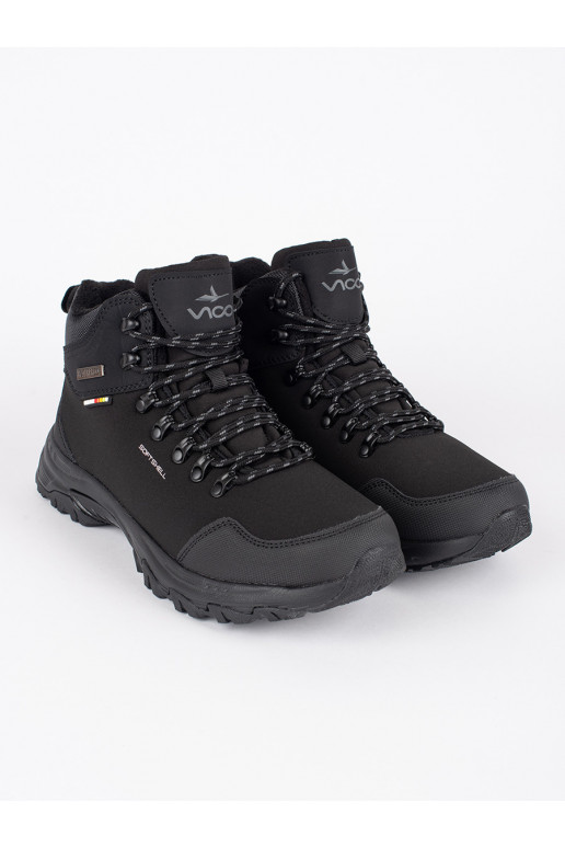 black high trekking shoes mens