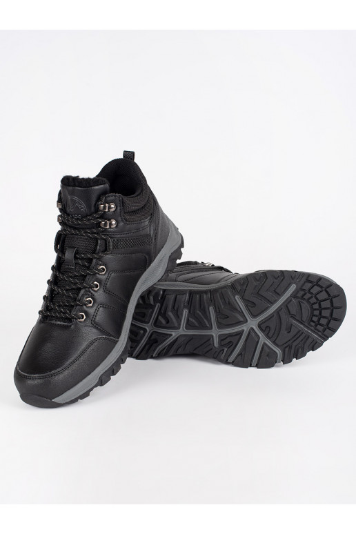 shoes black mens insulated