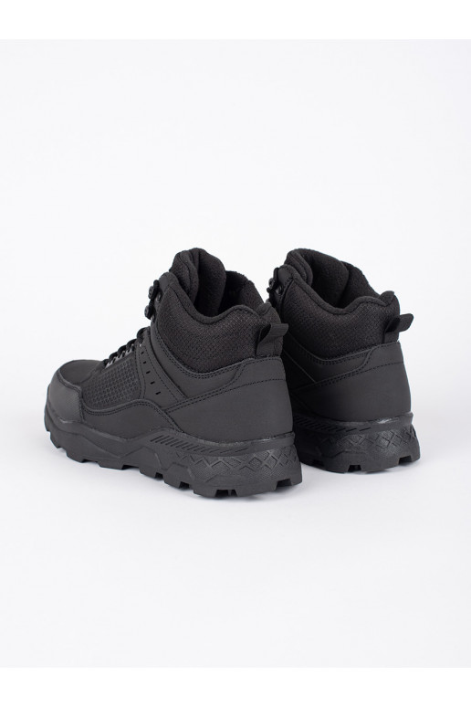 black trekking shoes mens insulated