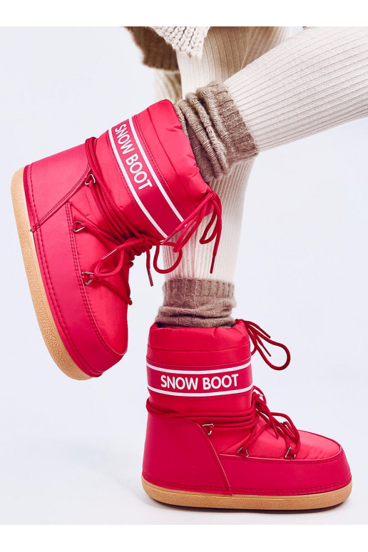 Snow boots short SIMS RED