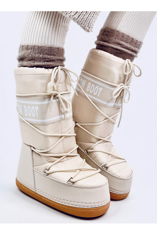 Snow boots high TANGE BEIGE