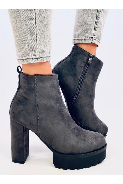 Boots with platform RUMMA GREY