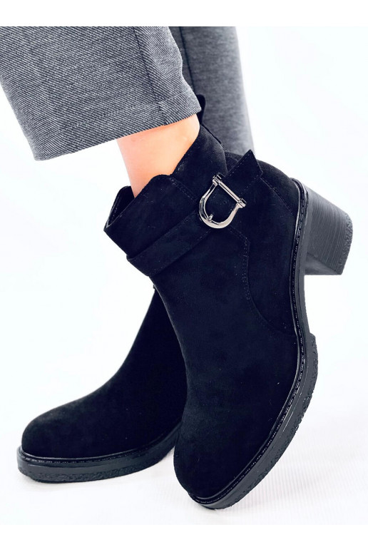 Boots on a low heel DUNCANS BLACK