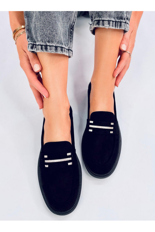 Women's moccasins FERDIS BLACK