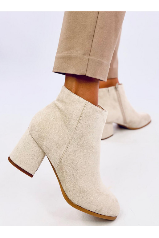 Boots smooth on highheels MARPLE BEIGE