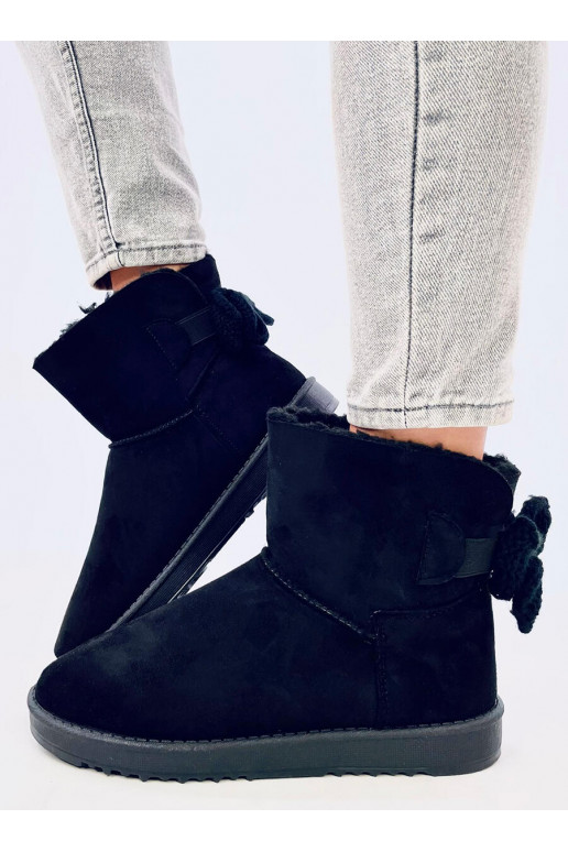 Ugg model boots with ribbons KELLY BLACK